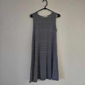 Ann Taylor Loft Dress Loose Flowy Stretch Boho Sheath Shift Aline Size S